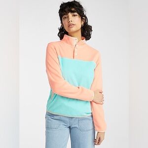 Half Button Polar Fleece Pullover